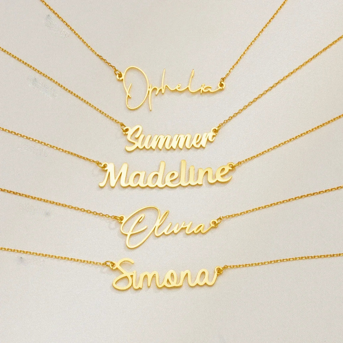 Collier Prénom Personnalisé pour Femme & Homme, Pendentif Lettre Cursive Sur Mesure, Chaîne Ras de Cou en Acier Inoxydable, Cadeau Élégant, Collar Personalizado